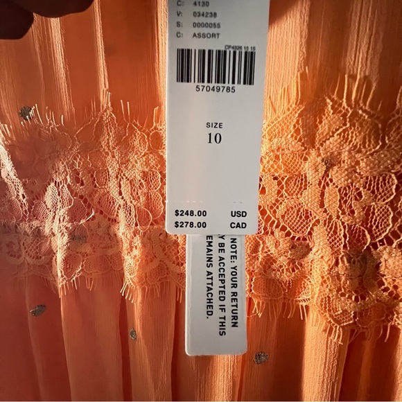 RANNA GILL Vibrant Orange Maxi Dress - Picture 9 of 9